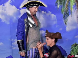 Torrid Cougar In Pirate Costume Bj's Her Captain’s